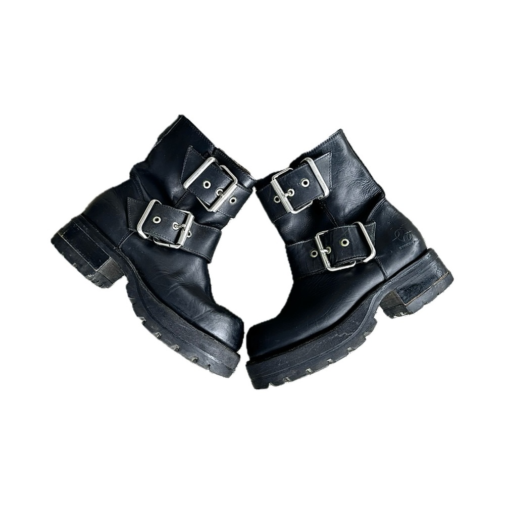 Vintage Chunky Moto Boots
